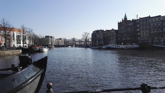 Canal in Amsterdam.