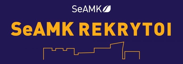 SeAMK rekrytoi -logo.