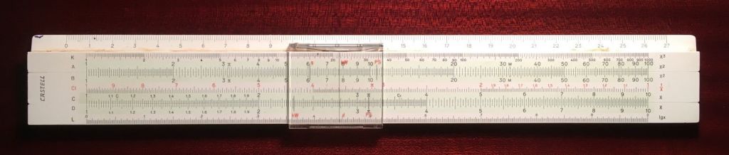 Laskuviivain A.W. Faber – Castell 57/87 Rietz Schul - Rechenstab