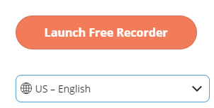 Launch Free Recorder-painike