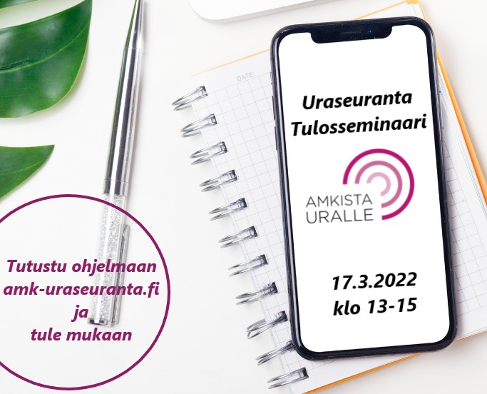 AMKista uralle -tulosseminaari uraseurantakyselyn 2021 tuloksista 