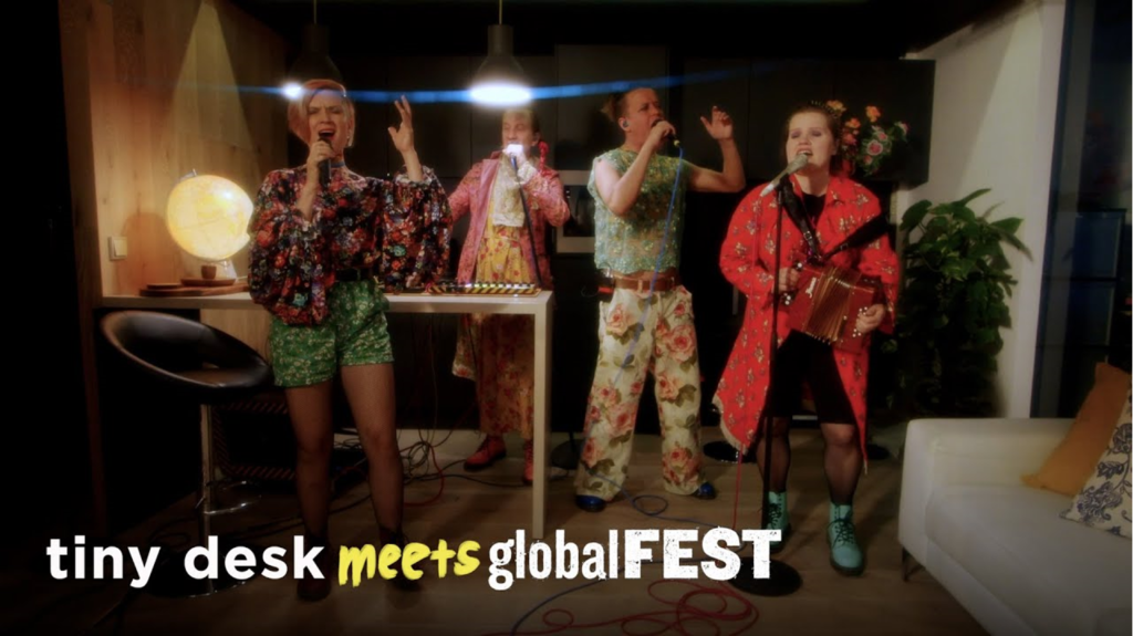 Suistamon Sähkö tiny desk meets globalFEST 2022 virtuaalisessa tapahtumassa