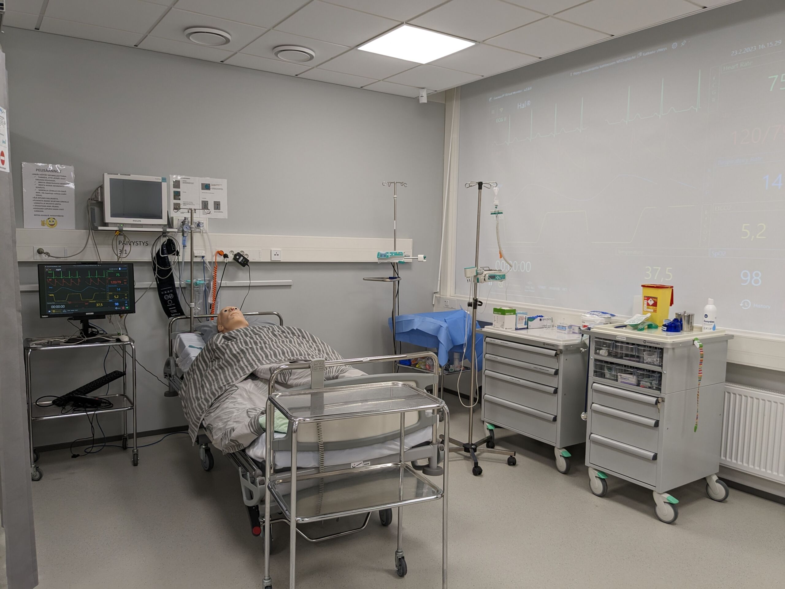 One of the simulation areas