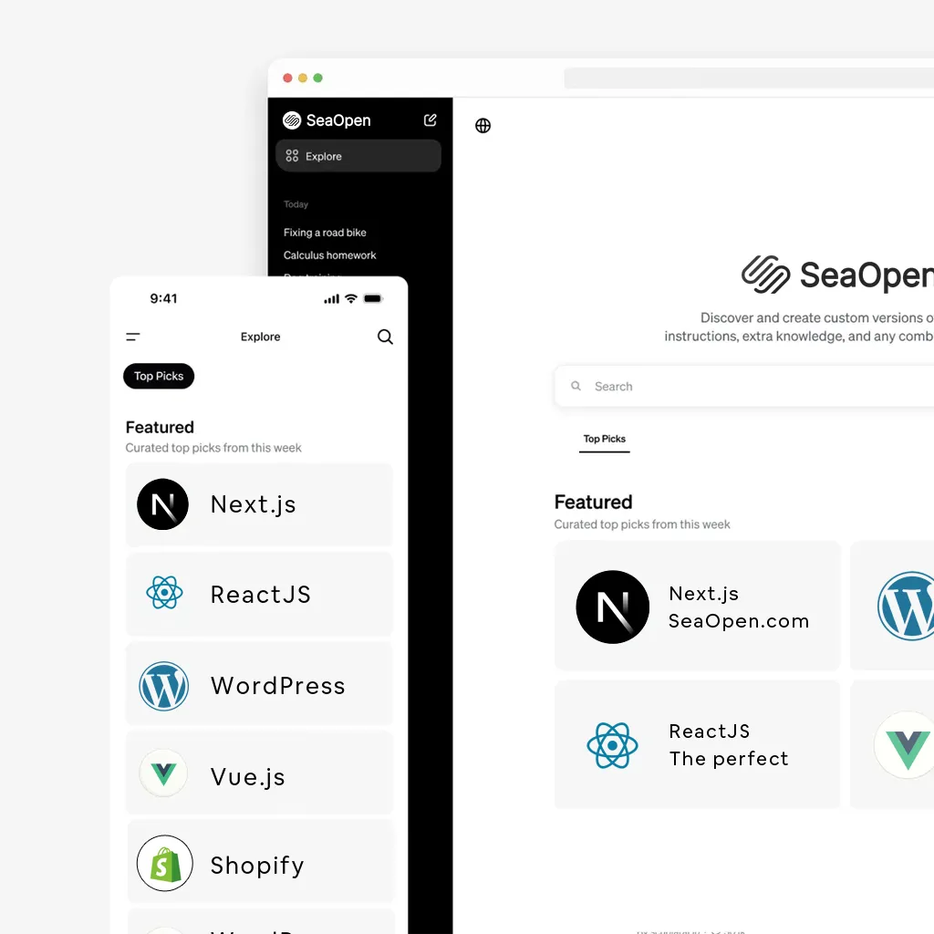 Different sized screens display different programming languages