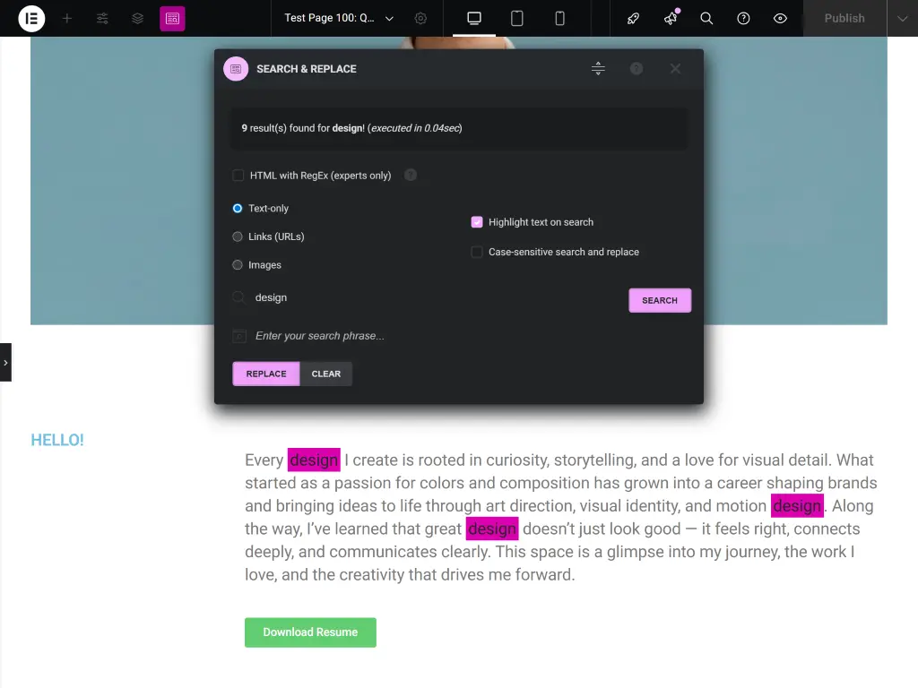 Feature Screenshot Image