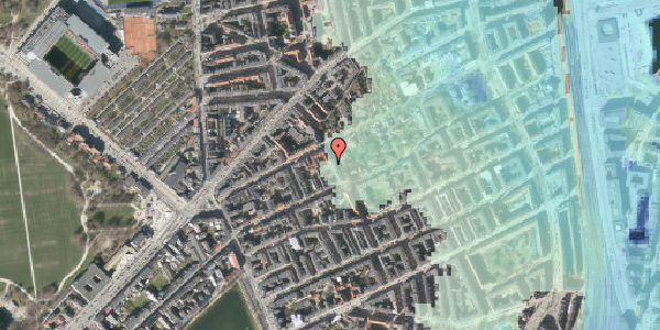 Stomflod og havvand på Rosenvængets Sideallé 5, 3. th, 2100 København Ø