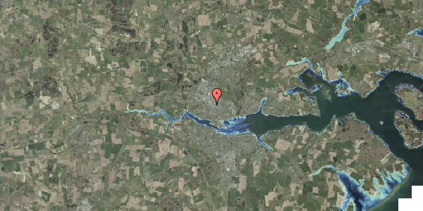 Stomflod og havvand på Vejlevej 137, 6000 Kolding