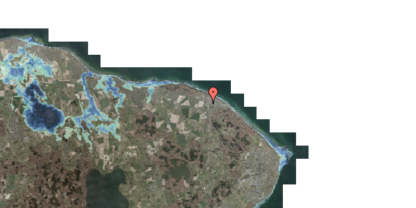 Stomflod og havvand på Falkenbergvej 30B, 1. 41, 3140 Ålsgårde