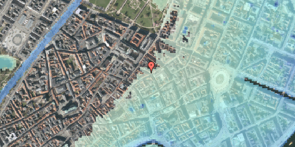Stomflod og havvand på Pilestræde 37, st. th, 1112 København K