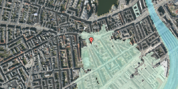 Stomflod og havvand på Absalonsgade 7A, 2. , 1658 København V