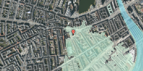 Stomflod og havvand på Absalonsgade 7, st. th, 1658 København V