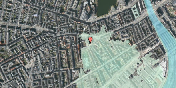 Stomflod og havvand på Absalonsgade 7, 1. th, 1658 København V