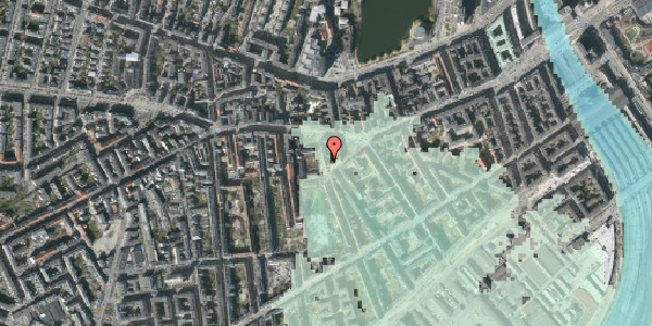 Stomflod og havvand på Absalonsgade 7, 2. th, 1658 København V