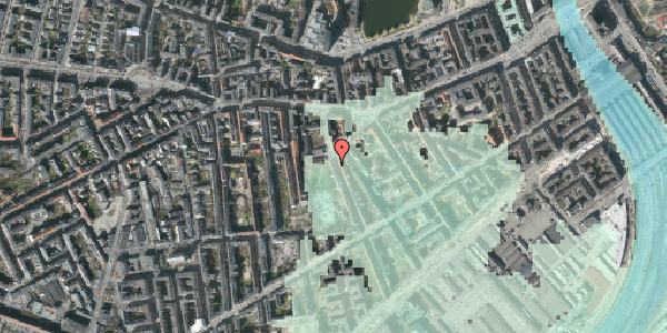 Stomflod og havvand på Absalonsgade 14, 1. th, 1658 København V