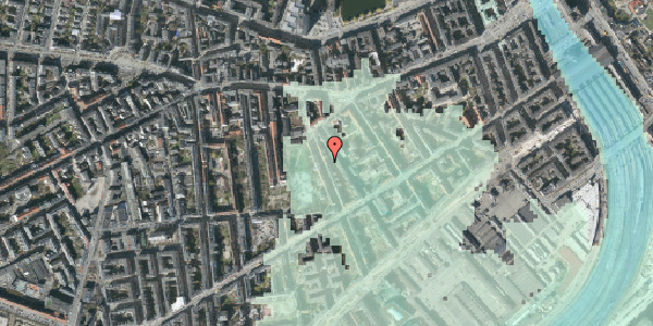 Stomflod og havvand på Absalonsgade 15, st. th, 1658 København V