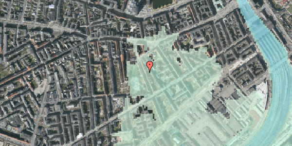 Stomflod og havvand på Absalonsgade 15, 2. tv, 1658 København V