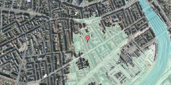 Stomflod og havvand på Absalonsgade 19, st. th, 1658 København V