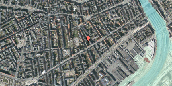 Stomflod og havvand på Absalonsgade 23, 2. 3, 1658 København V
