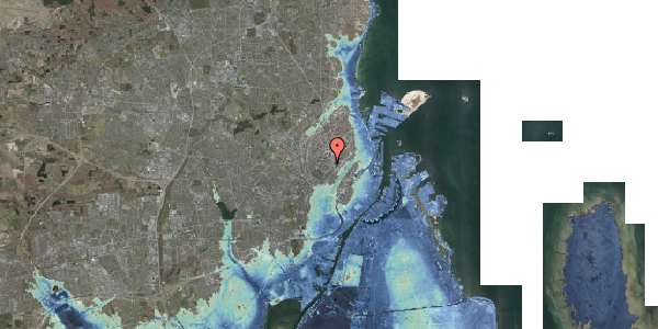 Stomflod og havvand på Alléen 1, 2. 351, 2200 København N