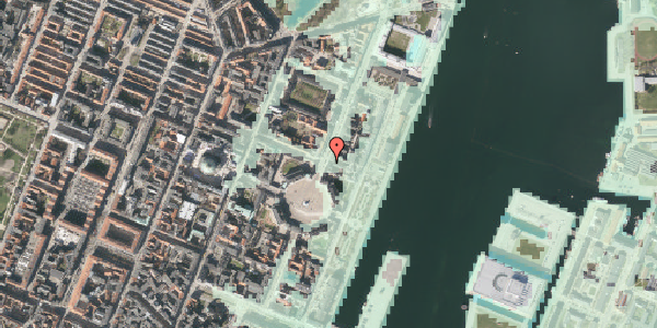 Stomflod og havvand på Amaliegade 22, 3. , 1256 København K