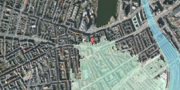 Stomflod og havvand på Bagerstræde 1, 2. , 1617 København V