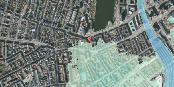 Stomflod og havvand på Bagerstræde 7, 1. th, 1617 København V