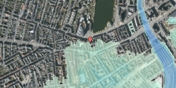 Stomflod og havvand på Bagerstræde 8, kl. , 1617 København V