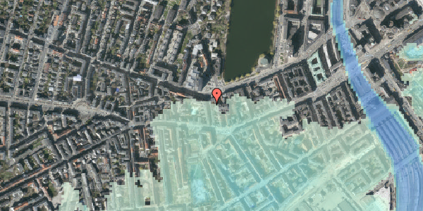 Stomflod og havvand på Bagerstræde 10, 1617 København V