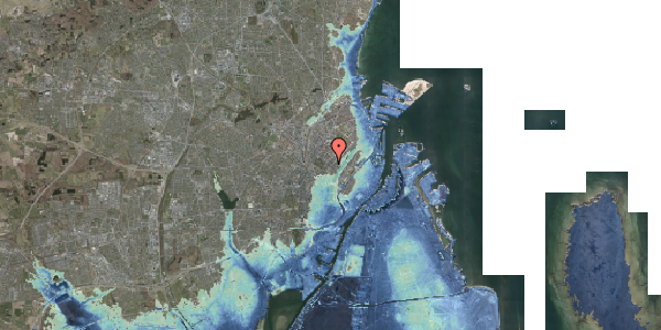 Stomflod og havvand på Birkegade 7, st. tv, 2200 København N