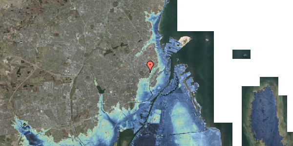 Stomflod og havvand på Birkegade 28, st. tv, 2200 København N