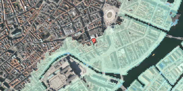 Stomflod og havvand på Bremerholm 28, 1. th, 1069 København K