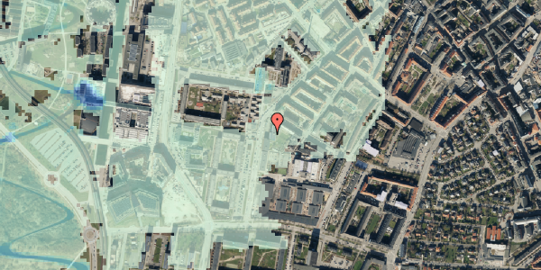 Stomflod og havvand på Brydes Allé 23, st. 133, 2300 København S