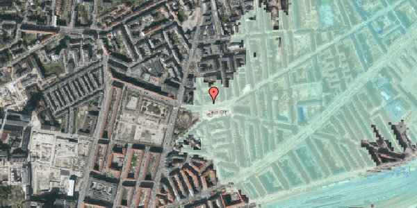 Stomflod og havvand på Enghave Plads 12, 4. tv, 1670 København V