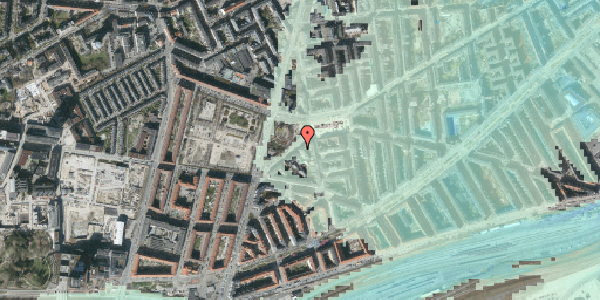 Stomflod og havvand på Enghave Plads 17, 1. th, 1670 København V