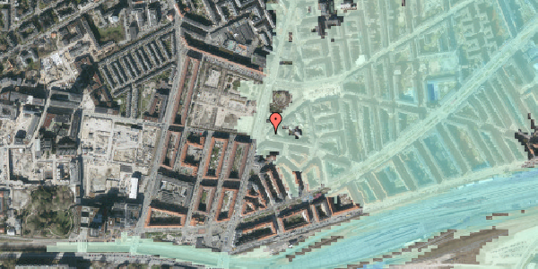 Stomflod og havvand på Enghave Plads 25, 1. th, 1670 København V