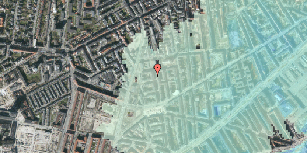 Stomflod og havvand på Flensborggade 6, 2. th, 1669 København V