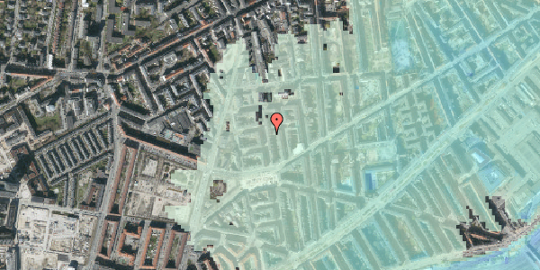 Stomflod og havvand på Flensborggade 13, 5. th, 1669 København V
