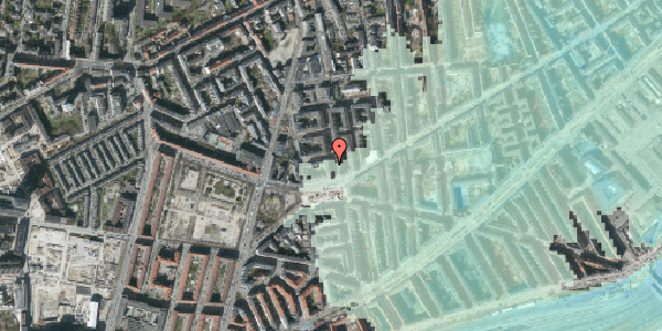 Stomflod og havvand på Flensborggade 22, st. tv, 1669 København V