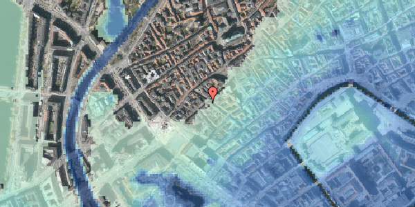 Stomflod og havvand på Frederiksberggade 15, 3. tv, 1459 København K