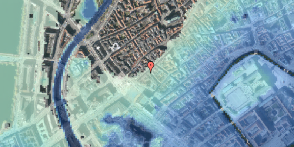 Stomflod og havvand på Frederiksberggade 23, 4. tv, 1459 København K