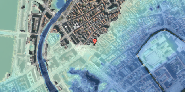 Stomflod og havvand på Frederiksberggade 27, kl. th, 1459 København K