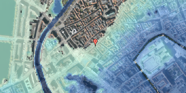 Stomflod og havvand på Frederiksberggade 28, kl. 1, 1459 København K