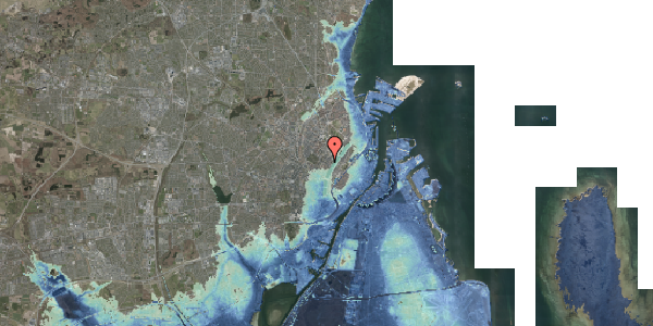 Stomflod og havvand på Fælledvej 7A, 4. , 2200 København N