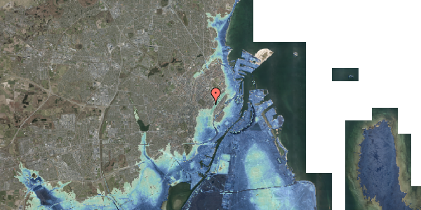 Stomflod og havvand på Fælledvej 10A, 3. 308, 2200 København N