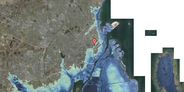 Stomflod og havvand på Fælledvej 17, 3. 2, 2200 København N