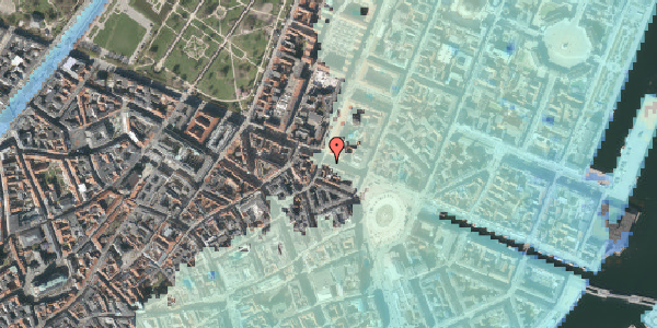 Stomflod og havvand på Gothersgade 17, 1. , 1123 København K