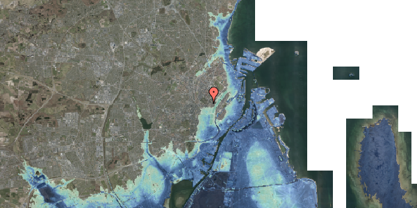 Stomflod og havvand på Griffenfeldsgade 11A, 4. tv, 2200 København N