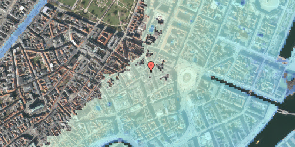 Stomflod og havvand på Grønnegade 12A, 2. , 1107 København K