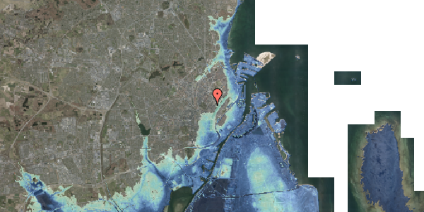 Stomflod og havvand på Guldbergsgade 3, st. , 2200 København N