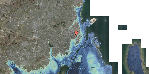 Stomflod og havvand på Guldbergsgade 7A, st. , 2200 København N